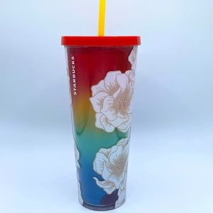 Starbucks 2019 Rainbow Floral Venti Tumbler